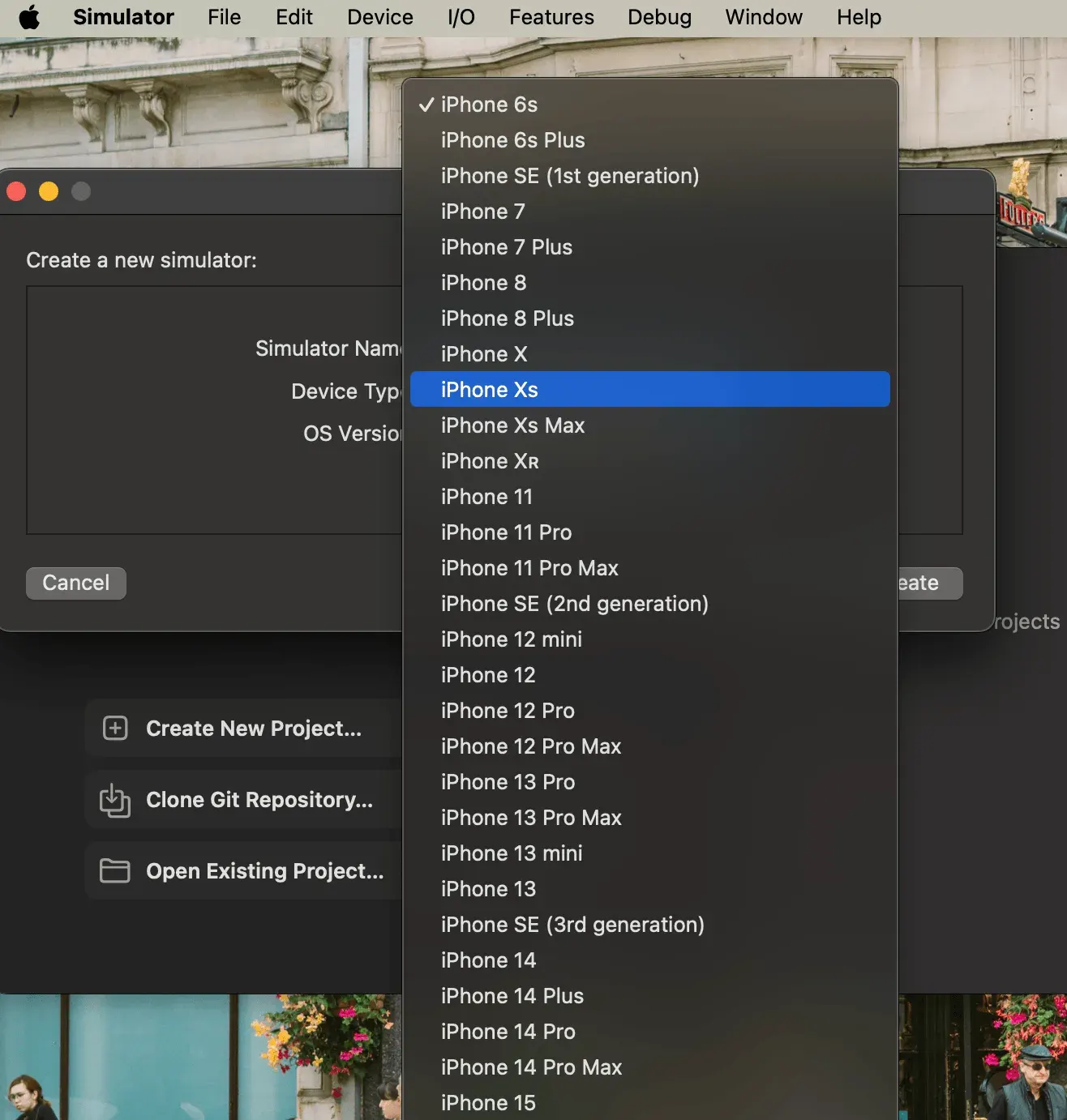 XCode Simulator