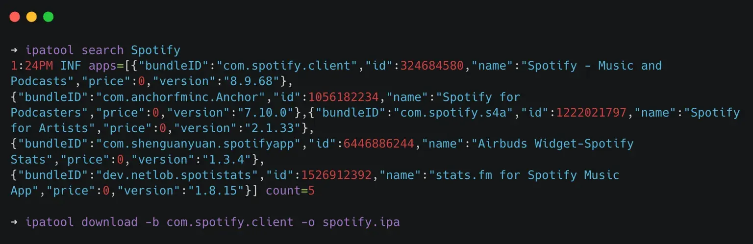 ipatool-cli